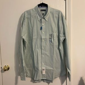 Chaps men’s dress shirt, 17-171/2 by 36-37, NWT.